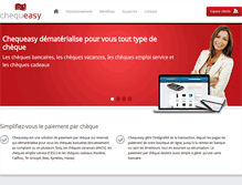Tablet Screenshot of chequeasy.com